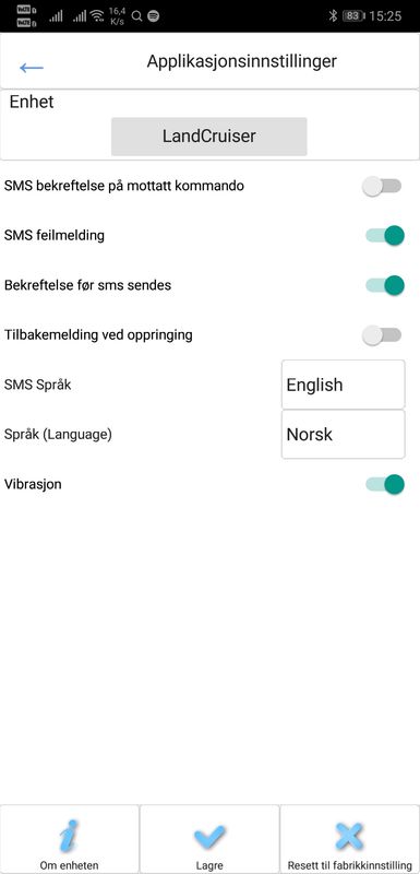 Autoterm 4G modem m/APP styring