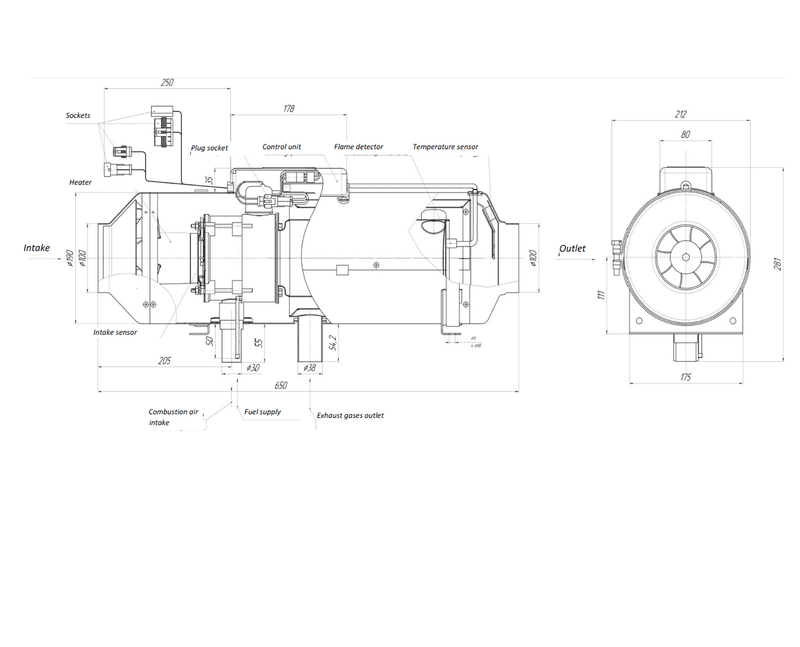 Autoterm Air 8 KW 12 Volt